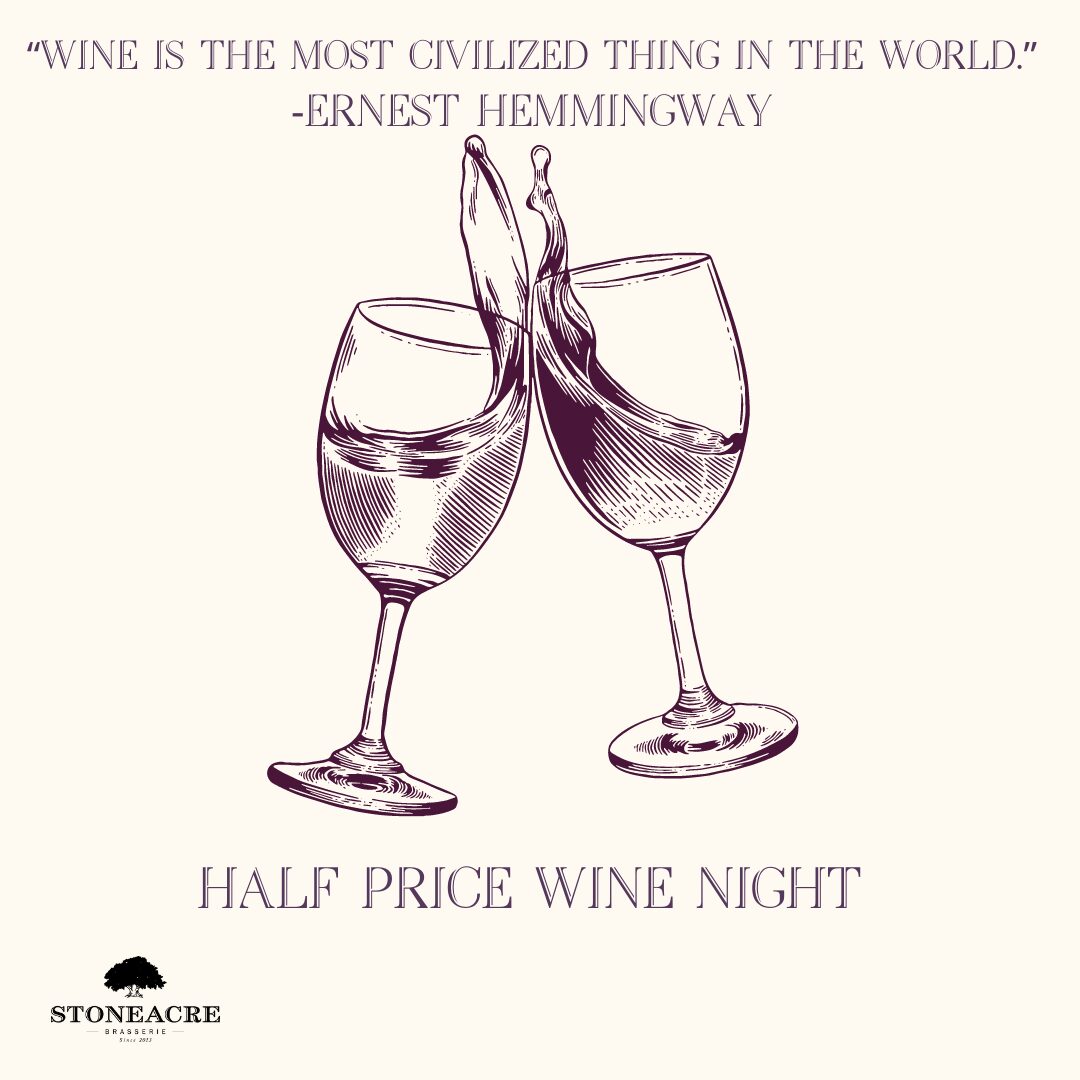 Half Price Wine Night