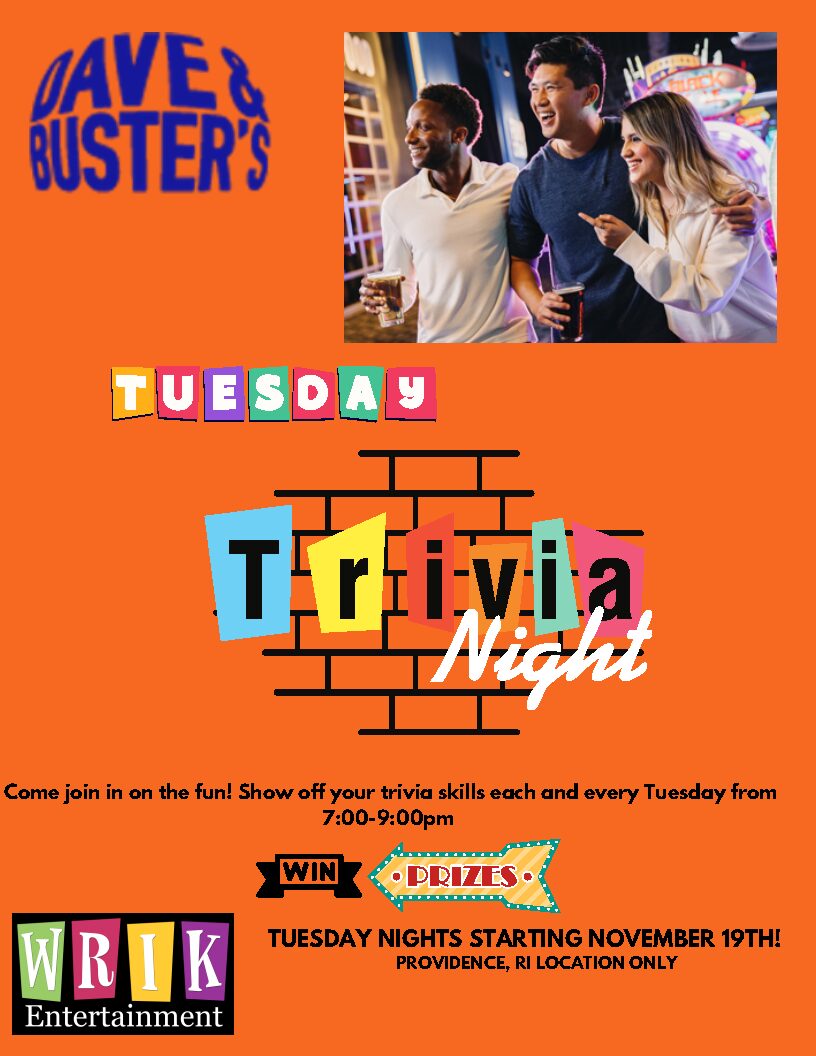 Tuesday Trivia Night