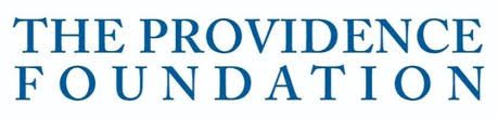 Blue text logo reading "The Providence Foundation."