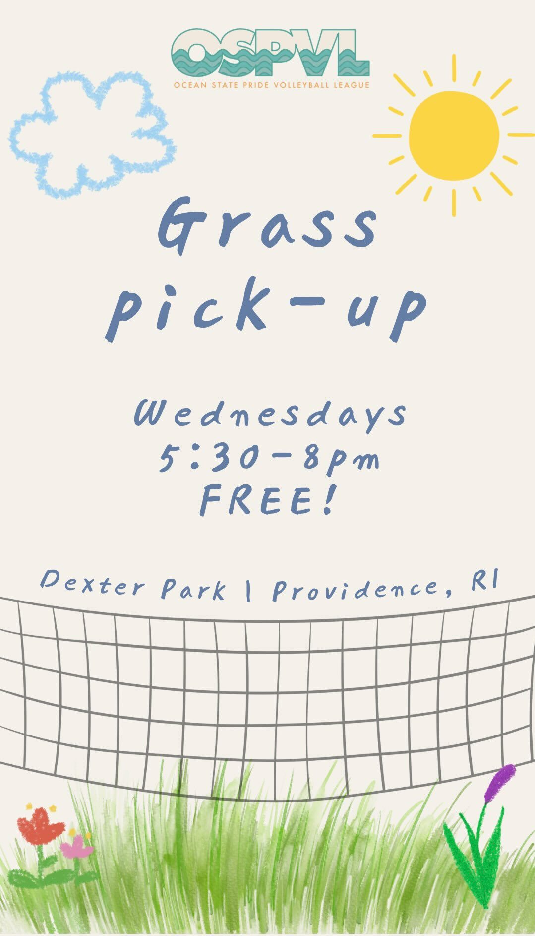 Grass Pick-Up Volleyball