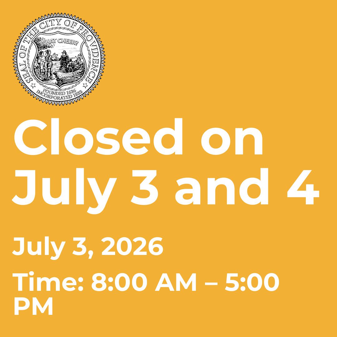 Closed on July 3 and 4